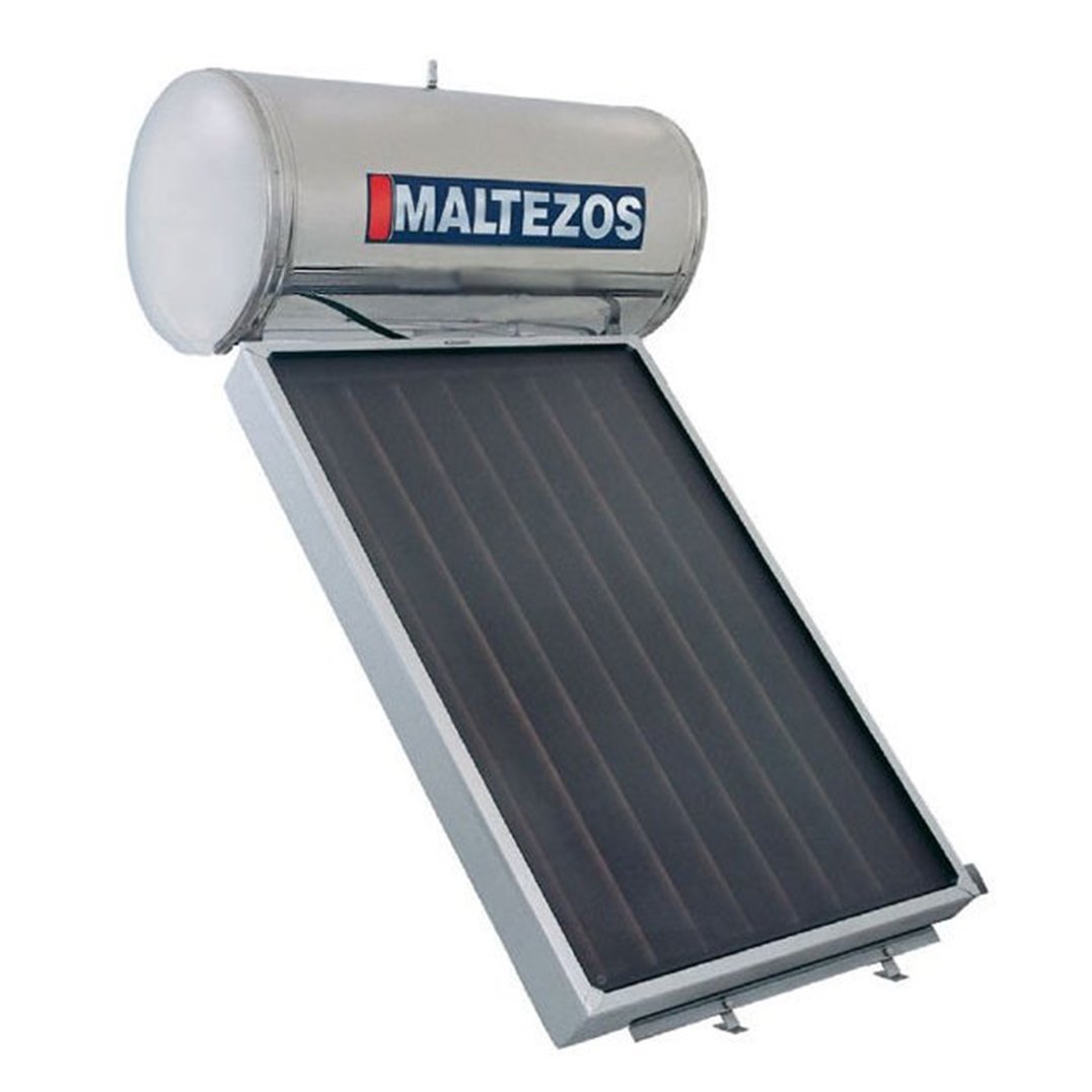MALTEZOS 125L (100X150) Ανοξείδωτος ηλιακός θερμοσίφωνας Ταράτσας